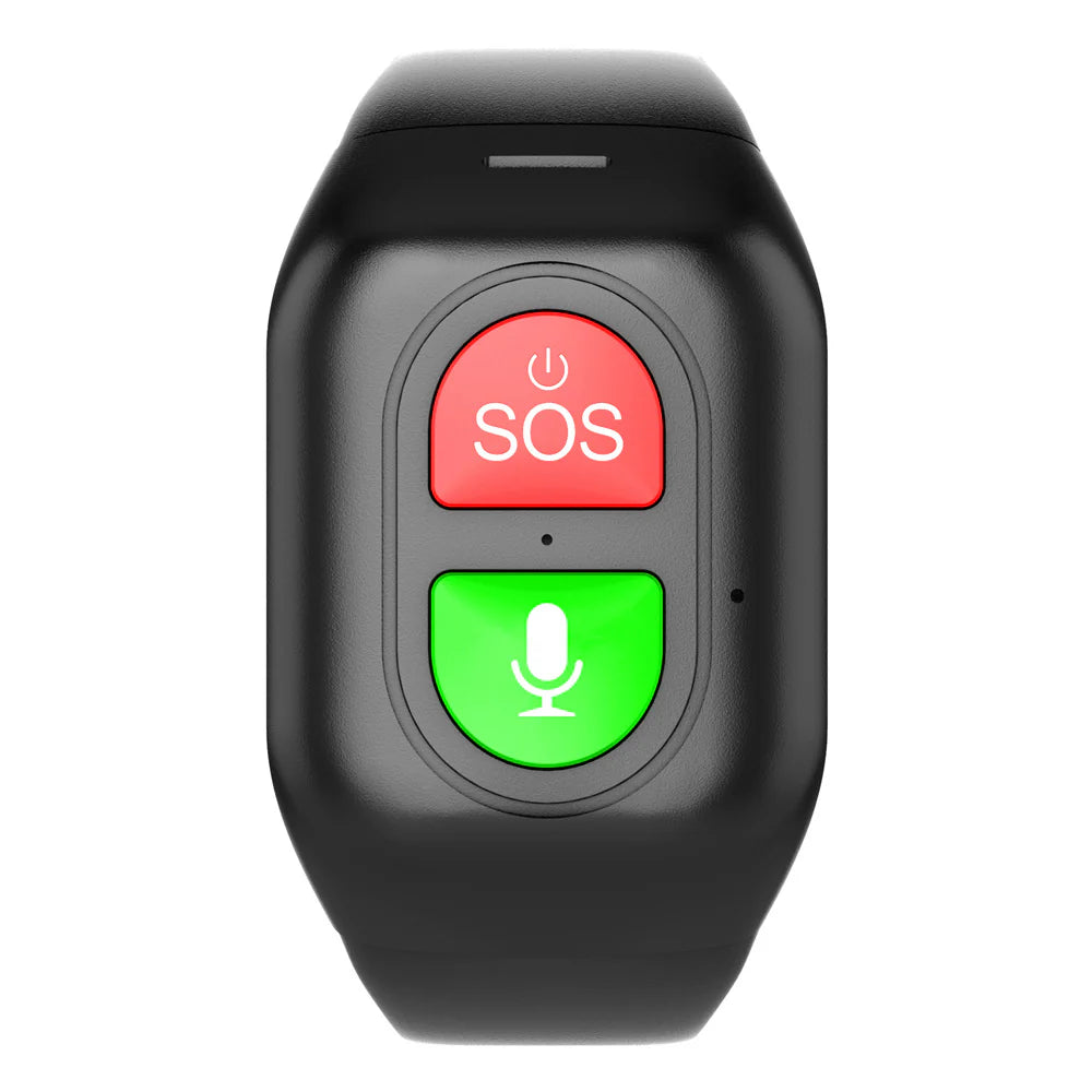 Smart Tracker Wristband with Vital Signs Monitoring and Location Alerts