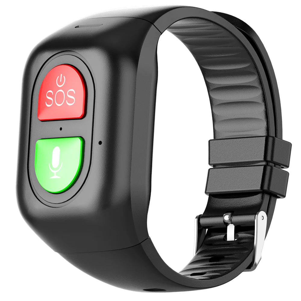 Smart Tracker Wristband with Vital Signs Monitoring and Location Alerts