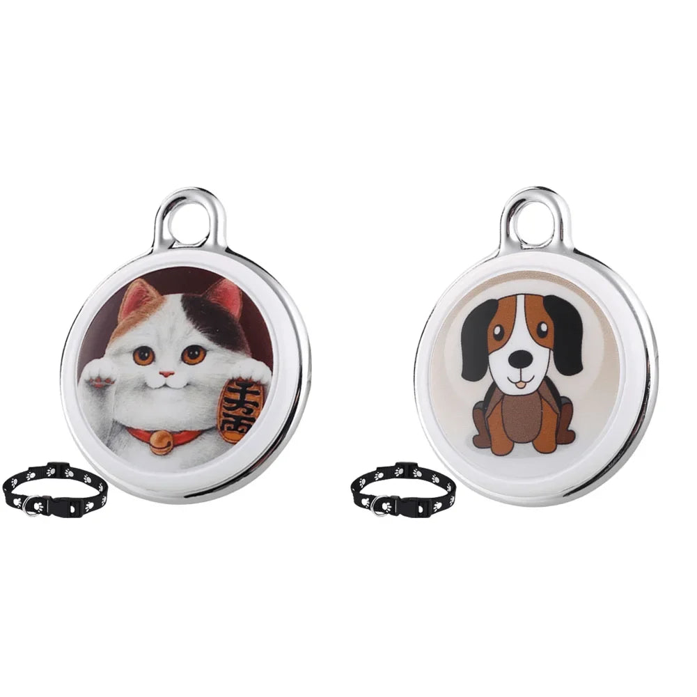 Pet Anti-Lost GPS Tracker Bluetooth-Compatible Smart Wearable Waterproof Locator Real-Time Tracking Dog Cat Collar Find Device