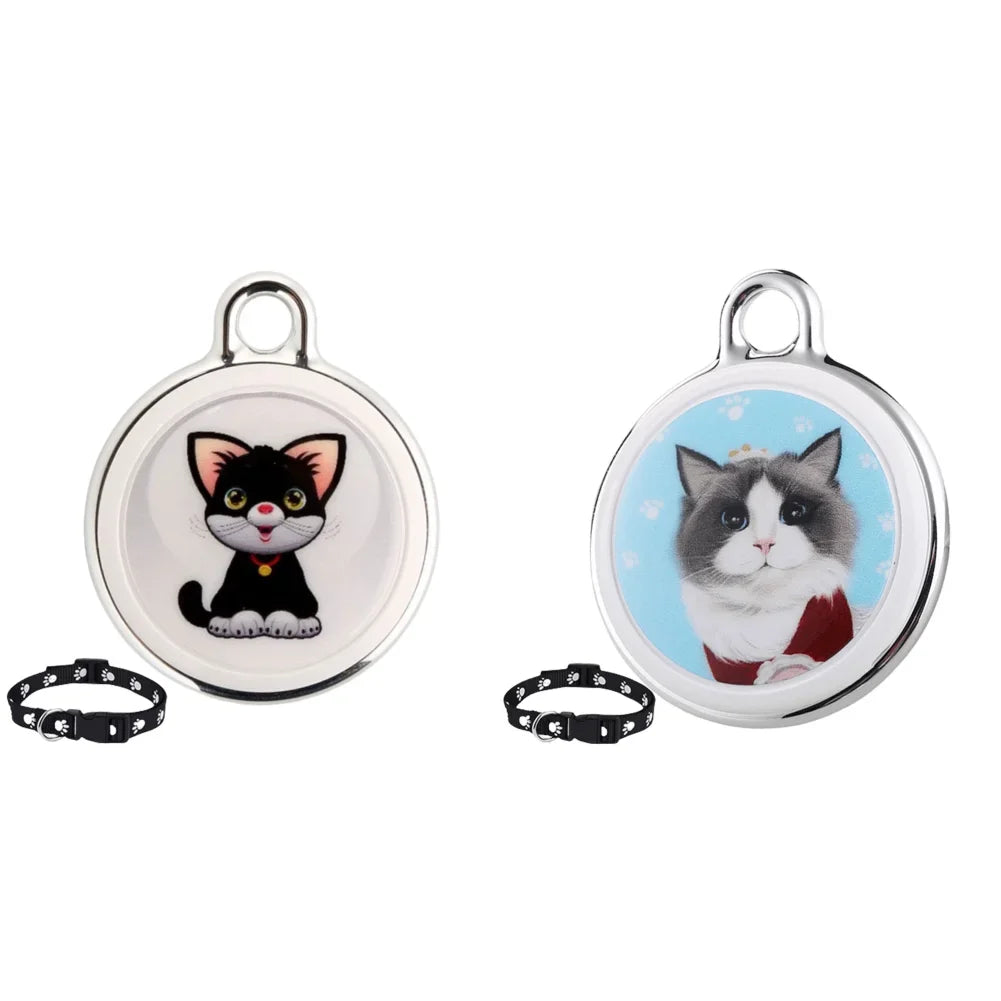 Pet Anti-Lost GPS Tracker Bluetooth-Compatible Smart Wearable Waterproof Locator Real-Time Tracking Dog Cat Collar Find Device