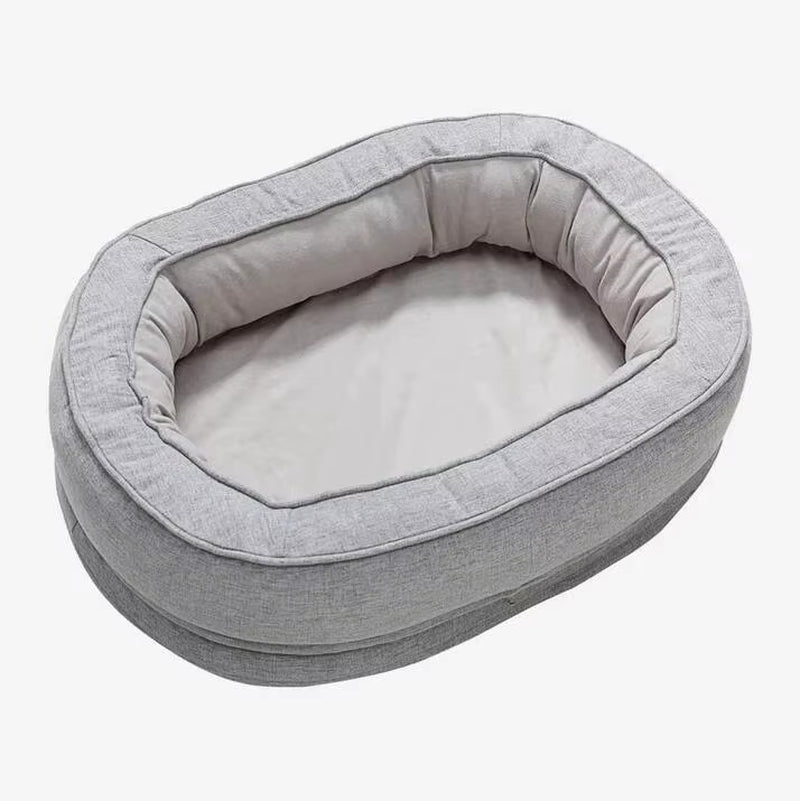 Wholesale Soft Pet Bed Washable Dog Bed Calming Pet Bed anti Anxiety Cat Sofa Cute Pet Cave for Medium Dog and Cat