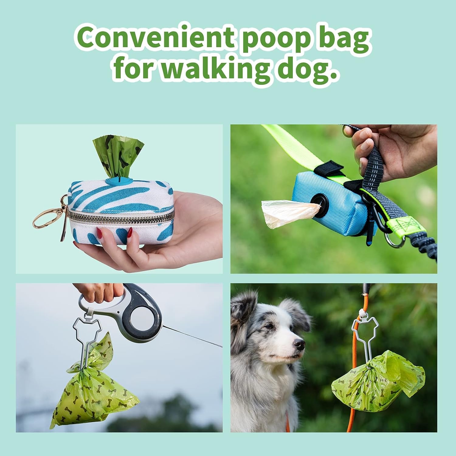 Dog Poop Bag Pet Poop Bags Dog Feces Bag -Poop Bags for Dogs - Dog Garbage Bag - Super Dog Feces Bag Leak Proof and Safe (Lavender Incense, 135 Bag)