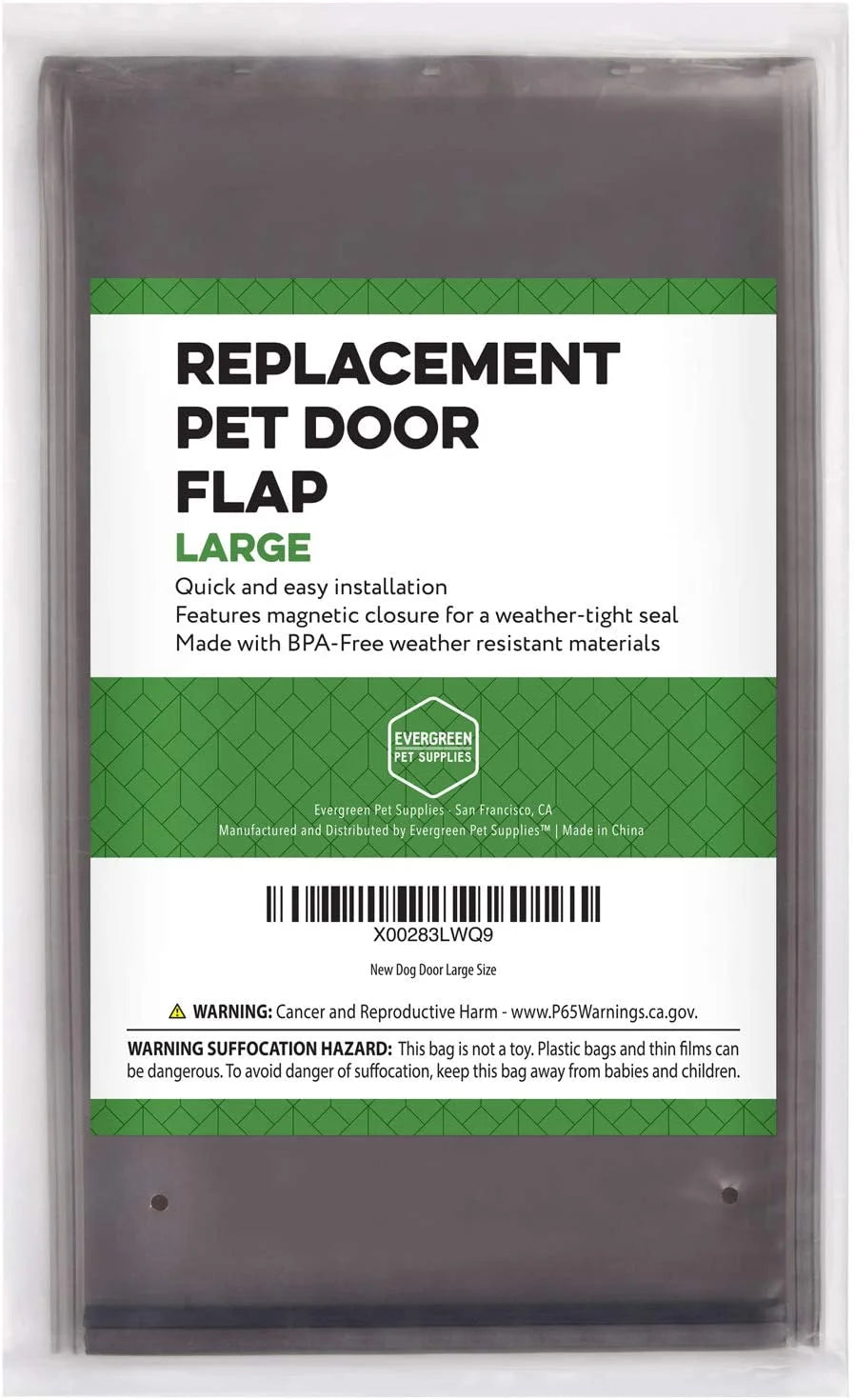 Dog Door Flap - Compatible with Petsafe Freedom Doggie Doors - Large