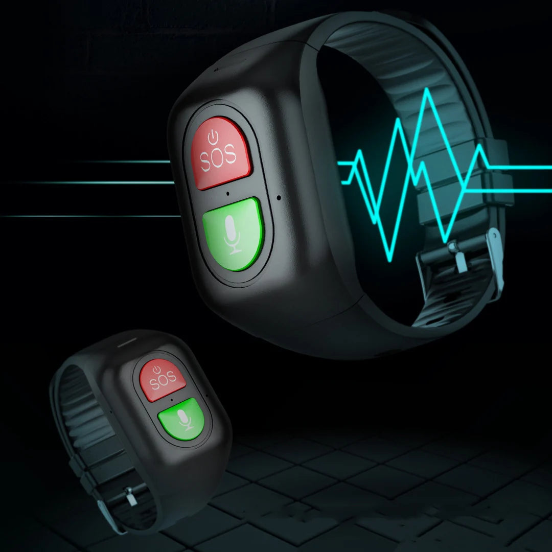 Smart Tracker Wristband with Vital Signs Monitoring and Location Alerts