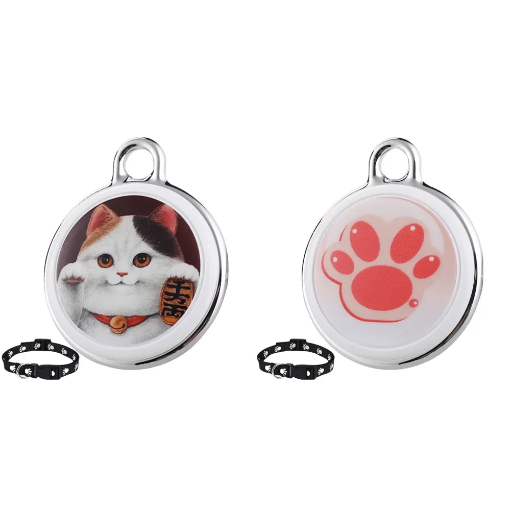 Pet Anti-Lost GPS Tracker Bluetooth-Compatible Smart Wearable Waterproof Locator Real-Time Tracking Dog Cat Collar Find Device