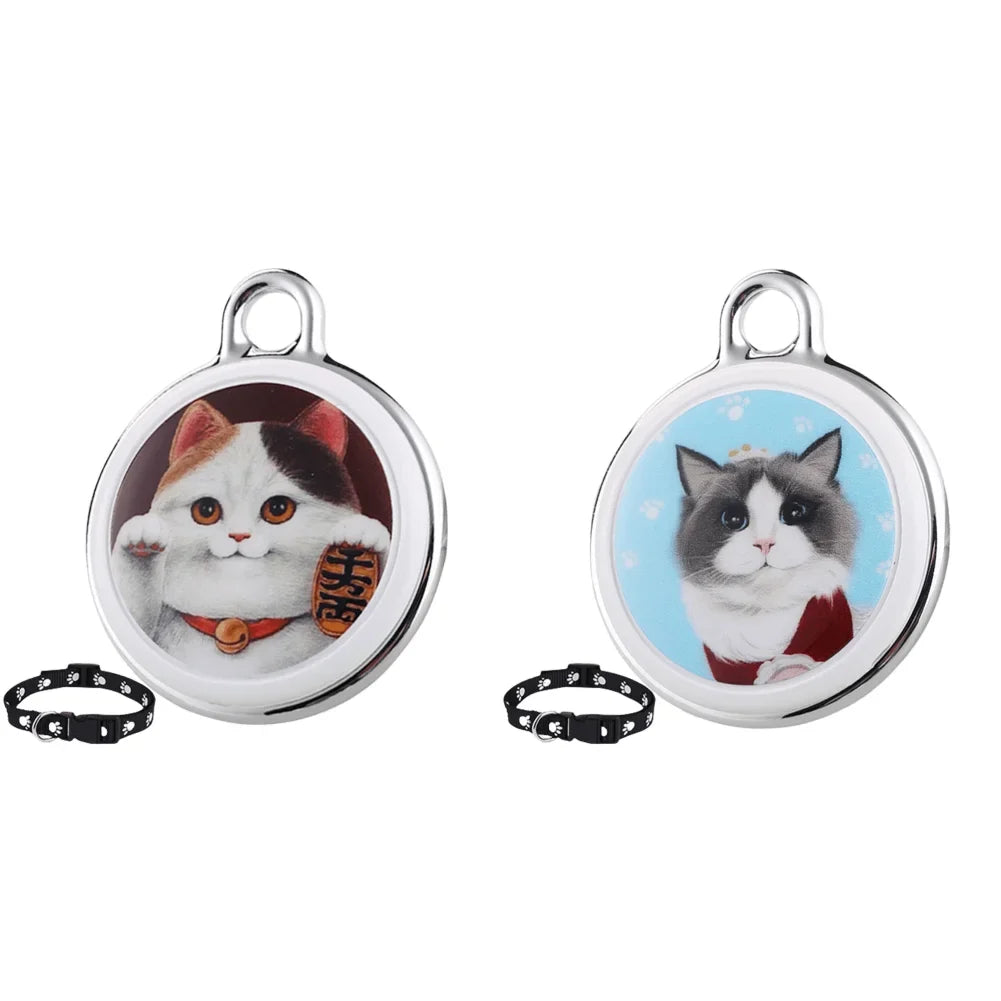 Pet Anti-Lost GPS Tracker Bluetooth-Compatible Smart Wearable Waterproof Locator Real-Time Tracking Dog Cat Collar Find Device