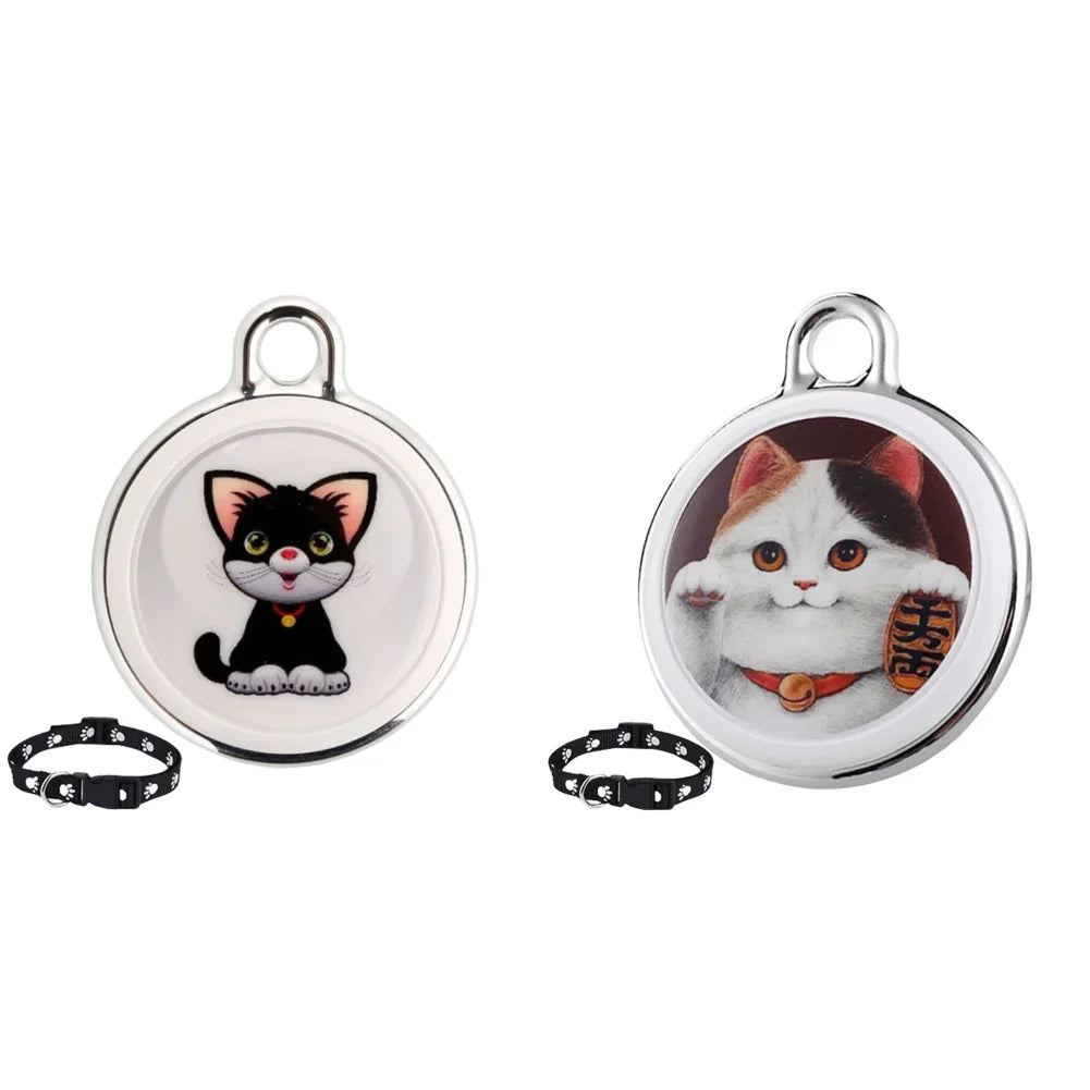 Pet Anti-Lost GPS Tracker Bluetooth-Compatible Smart Wearable Waterproof Locator Real-Time Tracking Dog Cat Collar Find Device