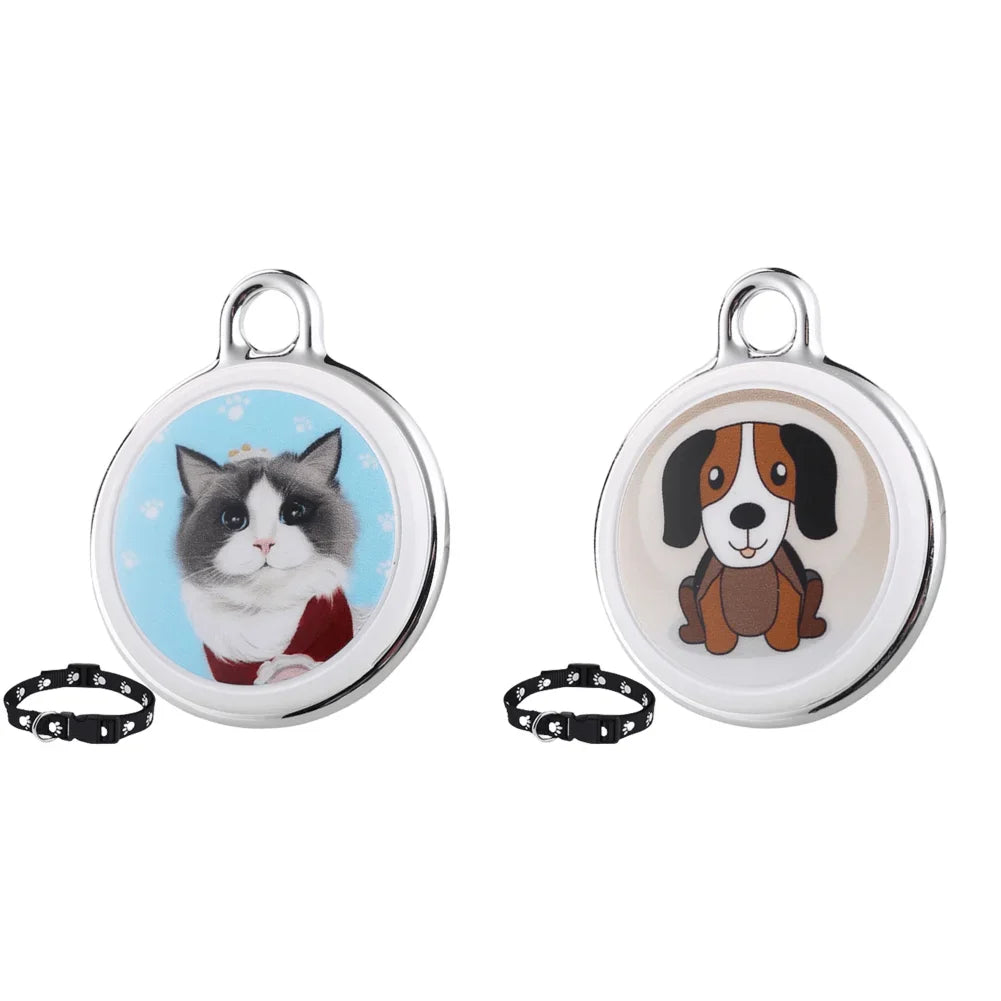 Pet Anti-Lost GPS Tracker Bluetooth-Compatible Smart Wearable Waterproof Locator Real-Time Tracking Dog Cat Collar Find Device