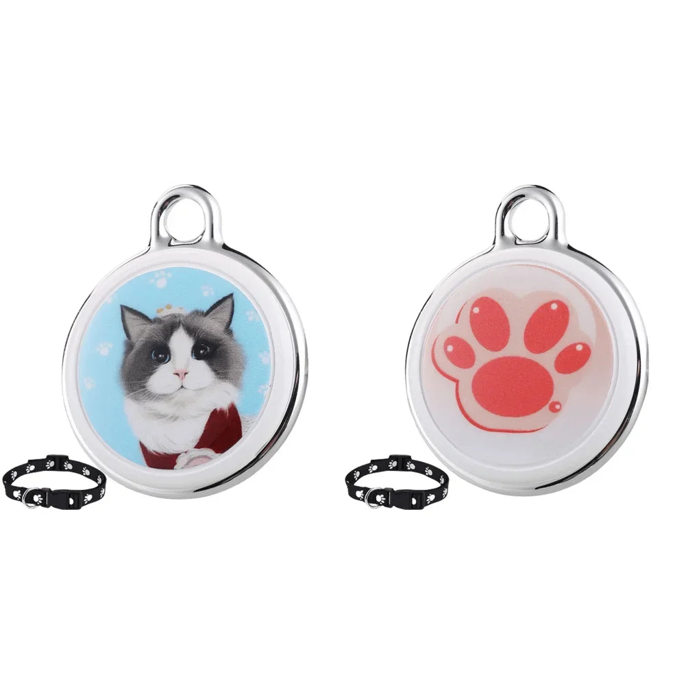 Pet Anti-Lost GPS Tracker Bluetooth-Compatible Smart Wearable Waterproof Locator Real-Time Tracking Dog Cat Collar Find Device