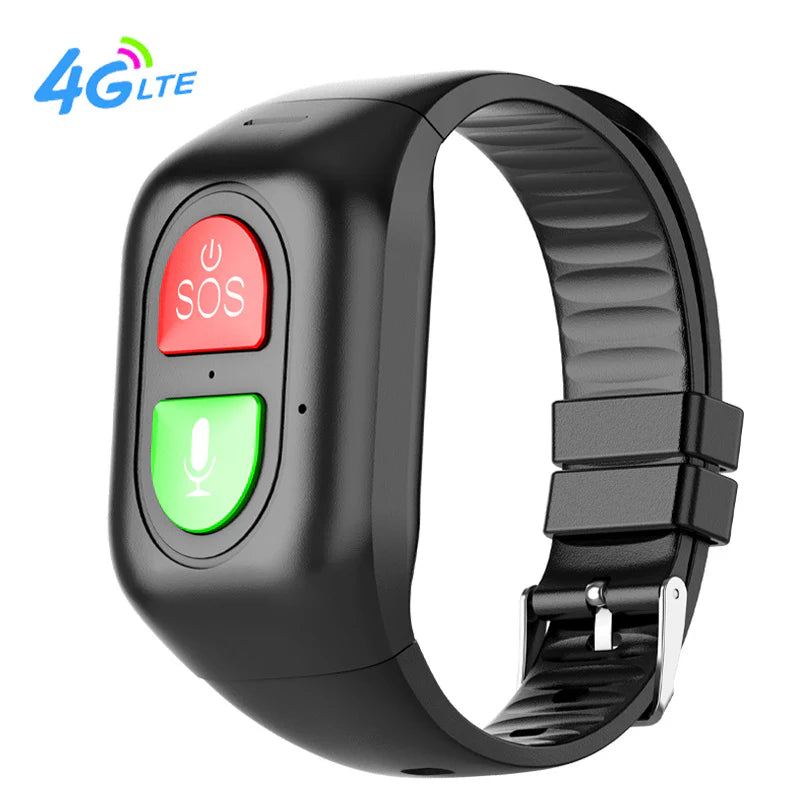 Smart Tracker Wristband with Vital Signs Monitoring and Location Alerts