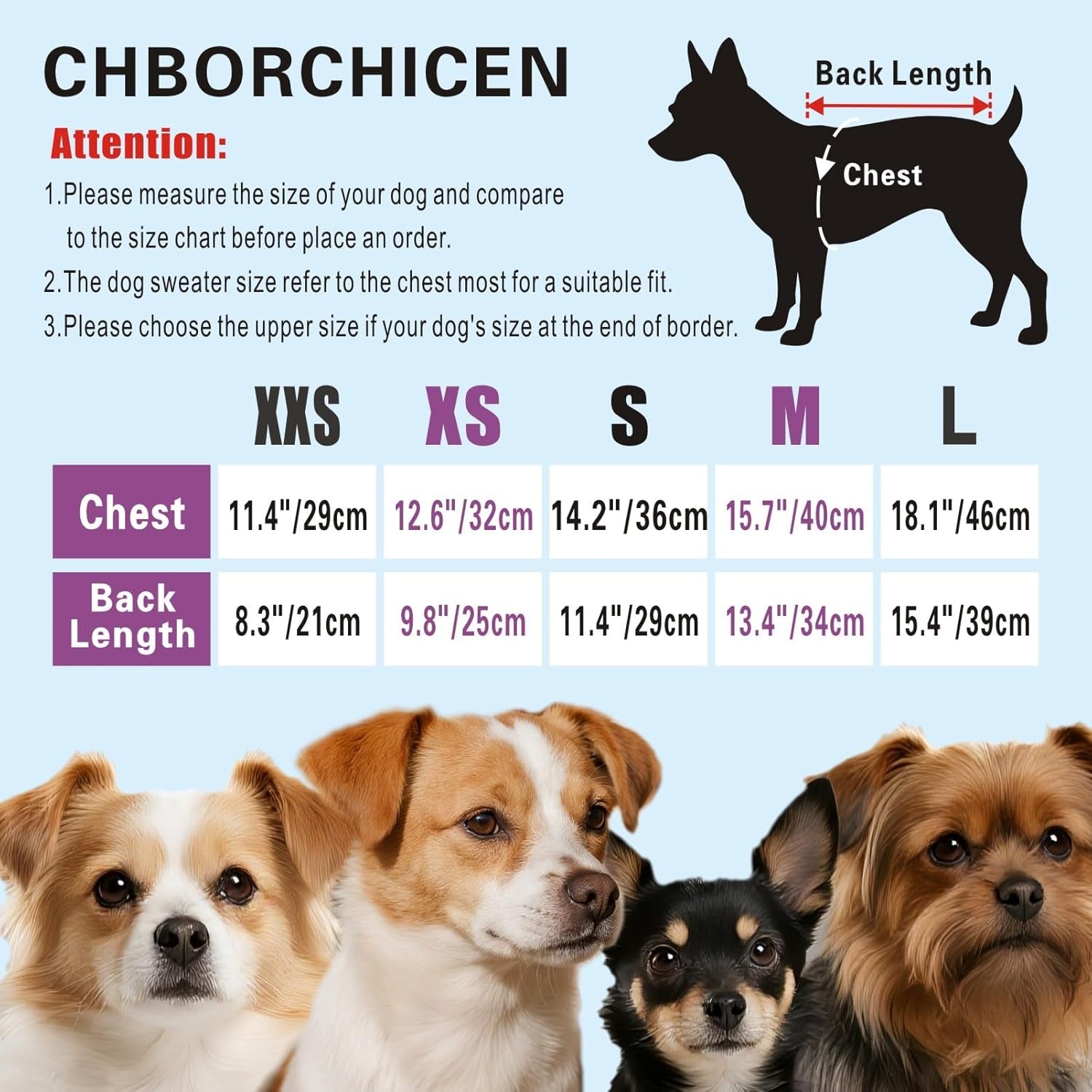 Pet Dog Sweaters Classic Knitwear Turtleneck Winter Warm Puppy Clothing Cut Strawberry and Heart Doggie Sweater (Sky Blue, Medium)